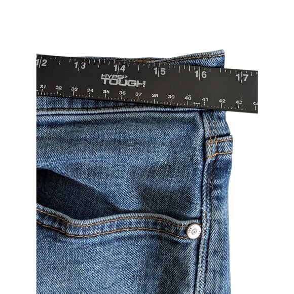 Flint & Tinder Jeans Men 34 (33x32)* Slim Tapered Medium Wash Stretch Denim - Picture 12 of 16